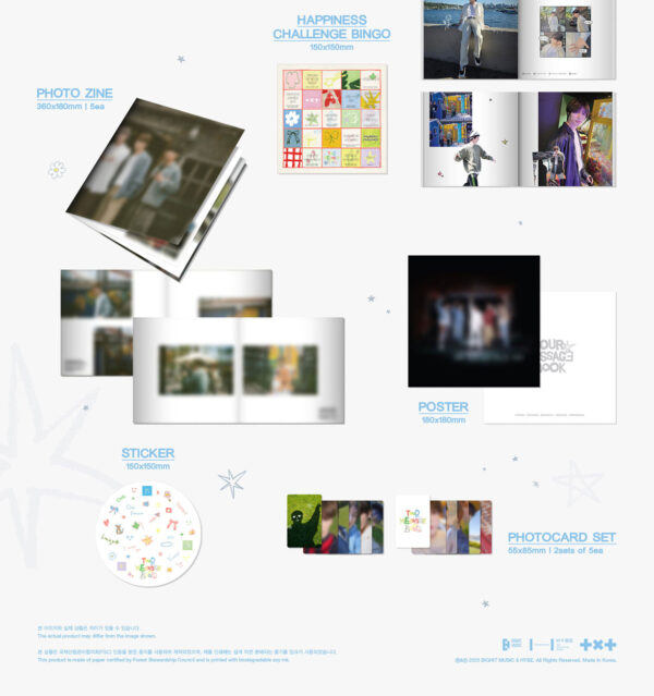 TOMORROW X TOGETHER TOUR MESSAGE BOOK kaeguli kpop albums and merchandise