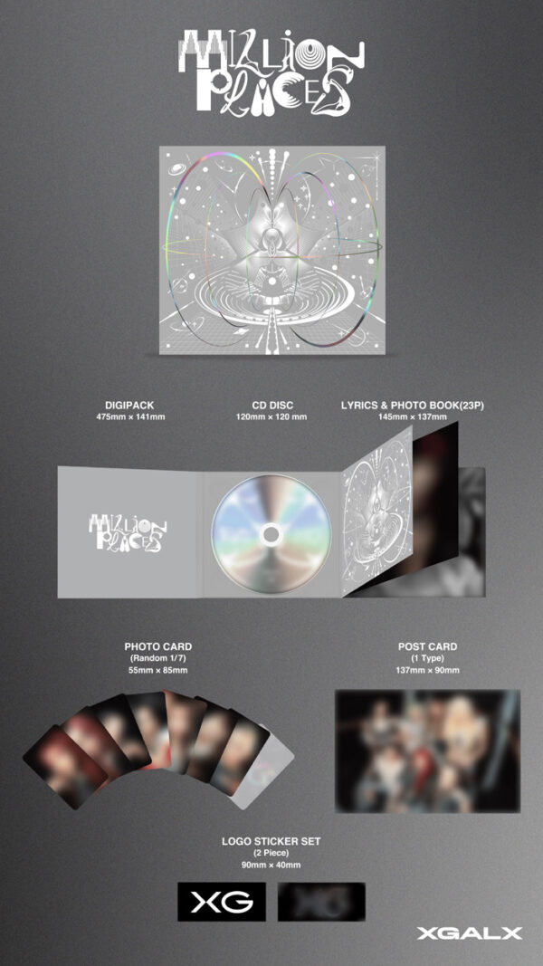 XG - [MILLION PLACES] kaeguli kpop shop albums and merchandise