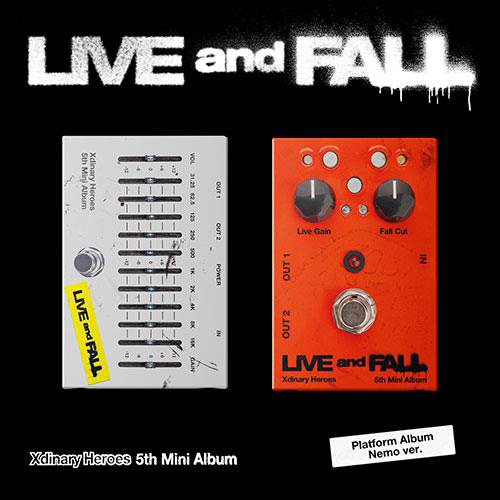Xdinary Heroes - 5th Mini Album [LIVE and FALL] (Platform Ver.) (FAll Ver.) (live ver.) kaeguli kpop shop albums and merchandise