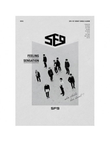 SF9 - 1st Single Album [FEELING SENSATION] CD kaeguli kpop shop albums and merchandise