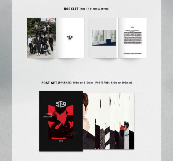 SF9 - 1st Single Album [FEELING SENSATION] CD kaeguli kpop shop albums and merchandise